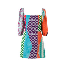 Load image into Gallery viewer, Square Neck Short Dress