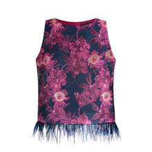 Cargar imagen en el visor de la galería, Halter Feathers Top