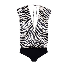Load image into Gallery viewer, Pleated Backless Bodysuit