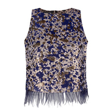 Load image into Gallery viewer, Halter Feathers Top