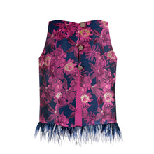 Cargar imagen en el visor de la galería, Halter Feathers Top