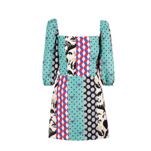 Load image into Gallery viewer, Square Neck Short Dress