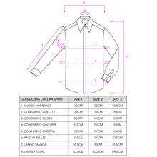 Load image into Gallery viewer, Classic Big Collar Shirt