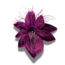 Load image into Gallery viewer, Broche Orquídea Nocturna
