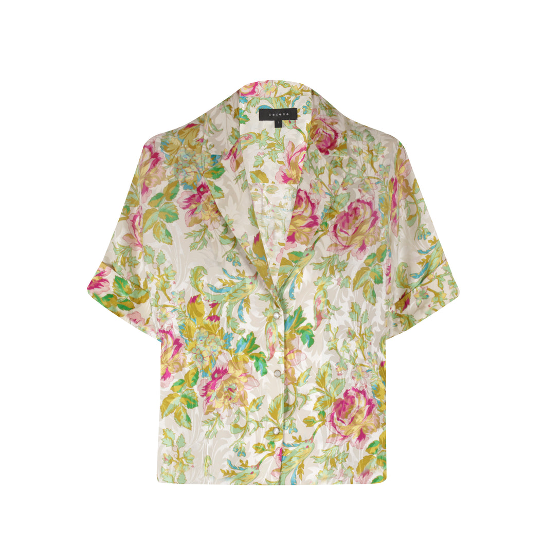 Short Notched Collar Shirt