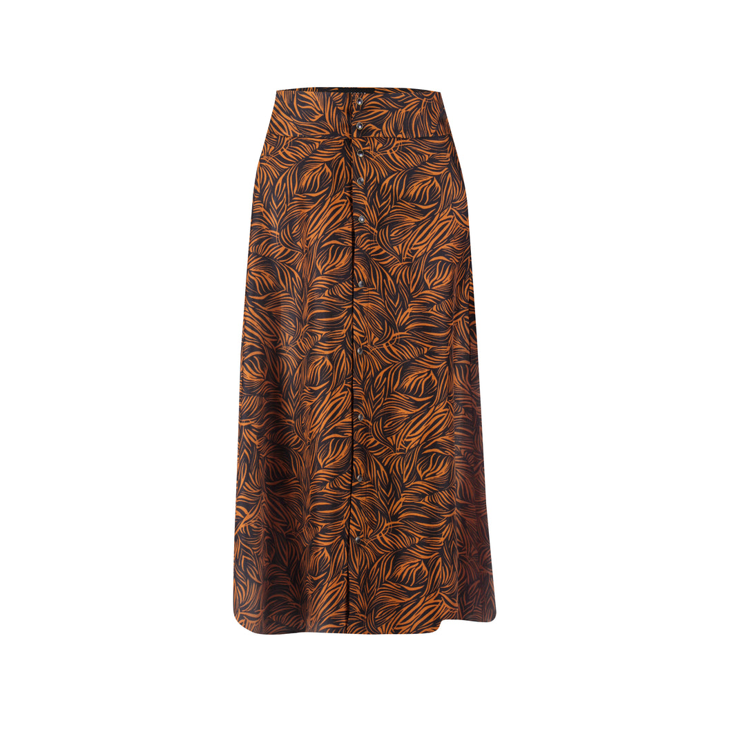 Midi Panel Snap Skirt