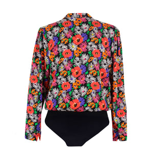 Pleated Bodysuit