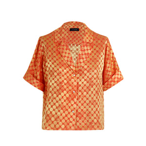 Short Notched Collar Shirt