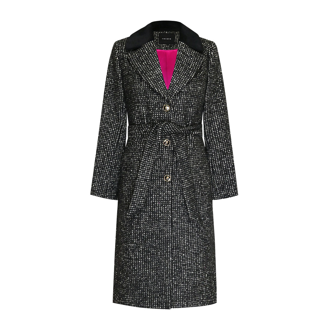 Tied Midi Coat