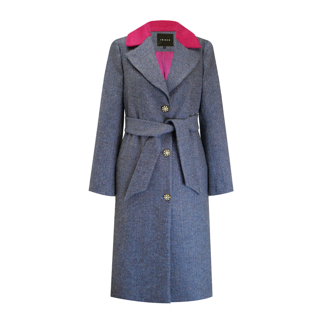 Tied Midi Coat