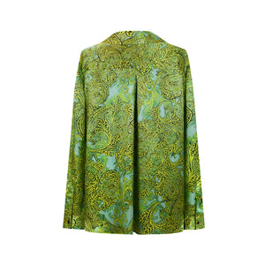 Notched Collar Shirt