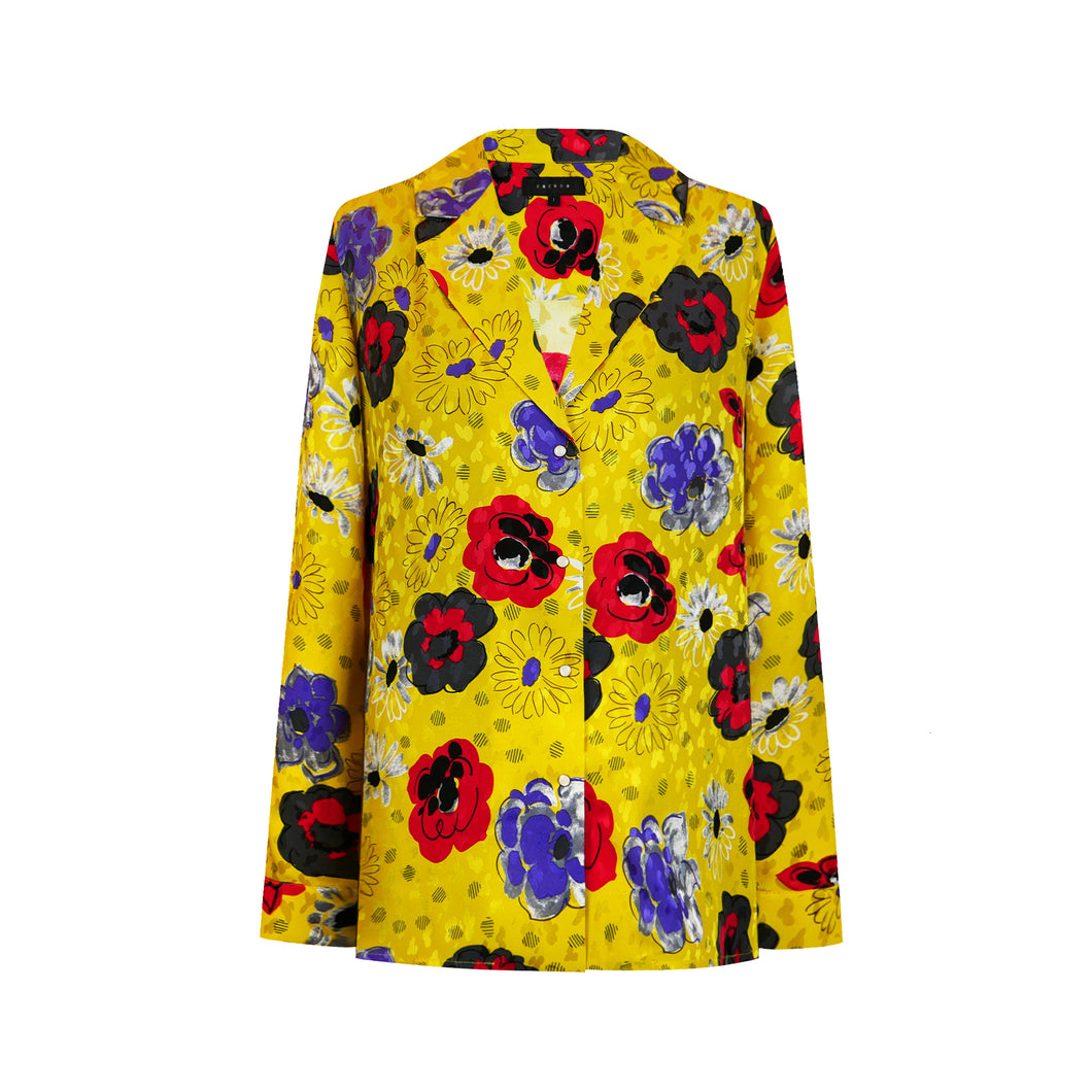 Notched Collar Shirt